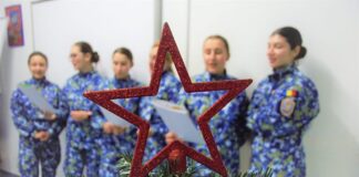 (FOTO) Unde au colindat elevii de la școala militară Boboc