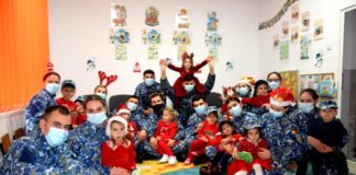 (Galerie FOTO) „Armata lui Moș Nicolae” a ajuns la grădinița din Pitulicea