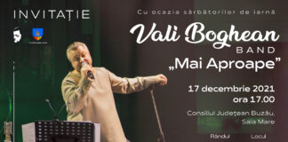 AZI se dau INVITAȚIILE! Neagu: „Vă aștept cu mare drag!” Spectacol gratuit Vali Boghean Band