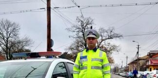Șeful Poliției Rutiere a urmărit și prins un hoț. S-a întâmplat în centrul Buzăului