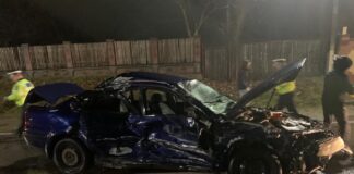 (FOTO) Un copil și un bărbat, răniți într-un grav accident pe E 85. Cum s-a întâmplat