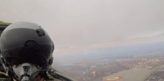 Fotografiile zilei. Imagini surprinse de la bordul aeronavelor de la Boboc