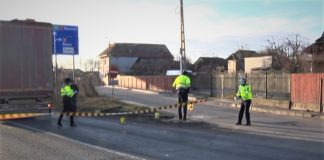 Femeie lovită de mașină, pe șoseaua de centură a Buzăului