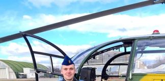 (FOTO) Absolvent de academie în SUA, pilot comandant la Boboc