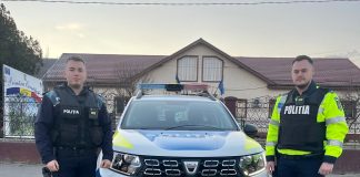 (FOTO) Escortată de Poliție, până la Maternitate. Femeia era în travaliu, soțul a cerut ajutor