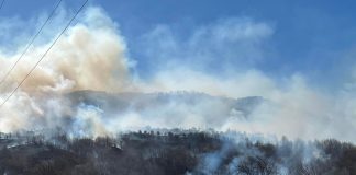 UPDATE! Intervin și jandarmii. Incendiul a ajuns lângă pădure. Pompierii, mobilizați la Cislău