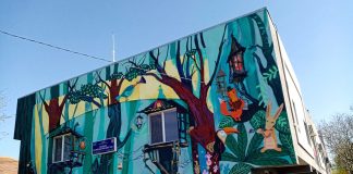 (VIDEO) Cum s-a transformat fațada unei grădinițe din Buzău. Proiectul Sus Muralul