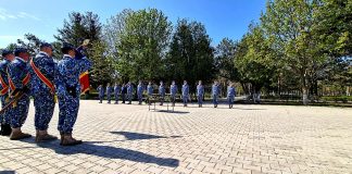 (FOTO) Prima lor festivitate militară, în Baza Aeriană Boboc