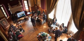 (FOTO) Elevi de la Pedagogic, dascăli pentru o zi. Activitate organizată de Biroul Siguranță Școlară și Centrul Cultural „Al. Marghiloman”