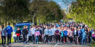 (FOTO) Peste 600 de copii, la Crosul Primăverii