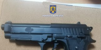 (FOTO) Amenințare cu pistolul în trafic. S-a lăsat cu urmăriri și o reținere