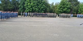 (FOTO) Moment de reculegere, la BOBOC. În memoria militarului decedat