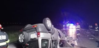 (FOTO) Grav accident la Costești. Impact frontal, cinci răniți