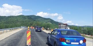 (FOTO) CISLĂU. Pod nou deschis circulației, pe DN 10