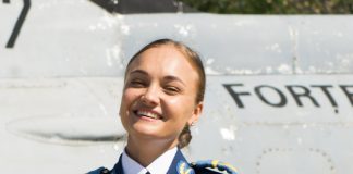 Ea e șefa de promoție a școlii militare de la Boboc! Buzoianca Ionela-Mirabela Tutunea: „Aici este locul meu!”