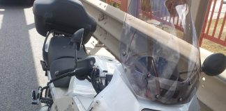 (FOTO) Motociclist rănit pe podul Mărăcineni