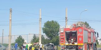 (FOTO) Accident în Zona Industrială. Femeie rănită