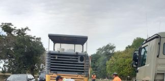 (FOTO) Atenție, șoferi! Se lucrează pe DN 1 B