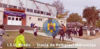 (VIDEO) PĂTÂRLAGELE. Liceul „Radu Vlădescu”, scena unui exercițiu ISU