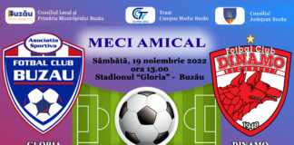 Dinamo revine la Buzău. Meci amical cu Gloria. Intrarea e gratuită