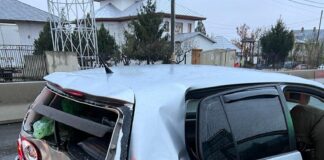 (FOTO/UPDATE) Accident la ieșire din Buzău, pe E85. Trafic dirijat în Mărăcineni