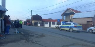 (FOTO/UPDATE) MĂRĂCINENI. Mașină de Poliție, implicată într-un accident