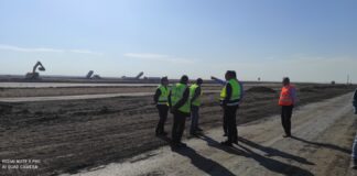 (Galerie FOTO) În ce stadiu sunt lucrările la Autostrada Ploiești – Buzău. Vizită de lucru la loturile 1 și 2