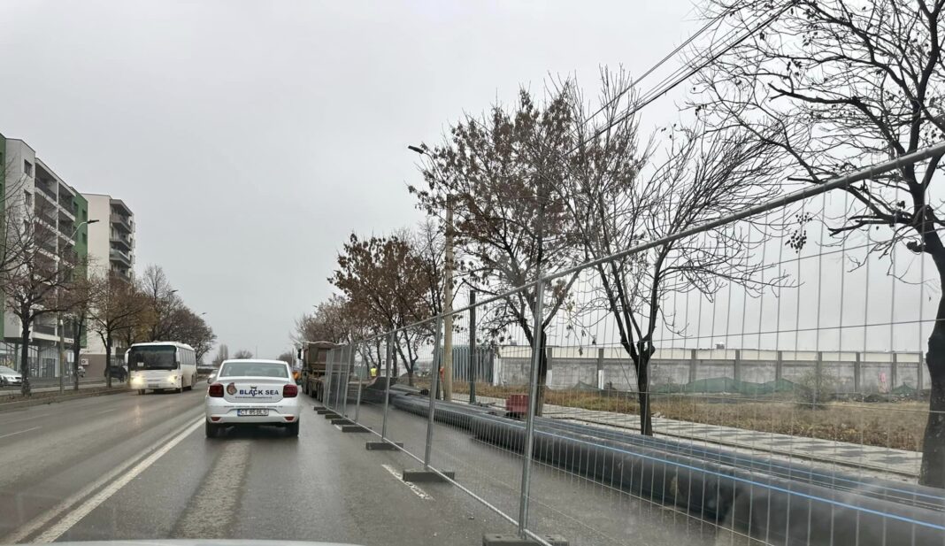 lucrari bulevardul Unirii Pod Mărăcineni - rond avion