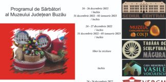 Ce program va fi de sărbători, la Muzeul Județean