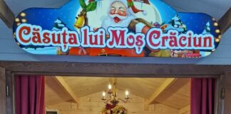 (VIDEO/FOTO) Puteți să-i lăsați o scrisoare. Sau să faceți poze. Căsuța lui Moș Crăciun de pe bulevardul Bălcescu