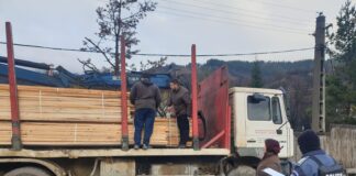 (FOTO) Razie printre transportatorii de lemne din județul Buzău