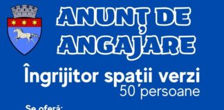 Șansă de angajare pentru zeci de râmniceni. Anunțul Primăriei