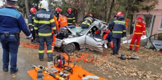 (FOTO/UPDATE) Accident grav la Vernești. A intervenit descarcerarea