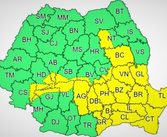 Vin ninsorile. Județul Buzău, vizat de cod galben