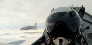 (FOTO) Imagini inedite. Primul zbor „pe înveliș de iarnă”