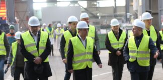 (FOTO) Ministrul Economiei, în vizită la Buzău