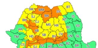 Avertizare meteo de vânt și viscol, la munte