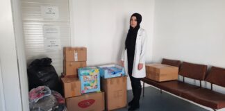 (VIDEO) Interviu. Doctorița de origine turcă Merve Oruç, campanie pentru sinistrați. Spitalul Județean se alătură. Unde pot fi duse ajutoarele