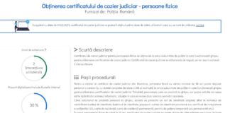 Cum se poate obține cazierul online