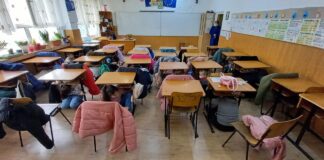 (VIDEO/FOTO) Simulare de cutremur la Școlile nr. 7 și 11. Prefect: ,,Sirenele nu se aud suficient în municipiul Buzău.”