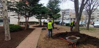 Râmnicu Sărat. Lucrări de modernizare la parcurile din centru