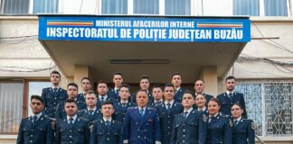 Forțe proaspete în Poliția buzoiană. Unde au fost repartizați noii agenți