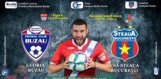 Steaua vine la Buzău. Gloria, la al 5-lea meci din play-off