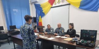 (FOTO) Emoții pentru elevii de la școala militară Boboc