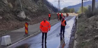 DN 10, zona Siriu. Se circulă pe un singur fir! Vizită pe șantier