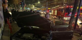 (UPDATE/FOTO) Accident pe Unirii. Impact între două mașini. O persoană a fost rănită
