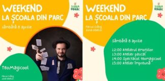 Reîncepe ,,Școala din Parc”. Weekend cu surprize, în Parcul Crâng. Teo Magicool vine la Buzău