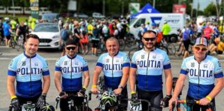 (FOTO) Polițist buzoian ,,maratonist”, 300 de km ,,Cu bicicleta la mare”