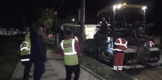 (VIDEO) Asfaltări de noapte, în Buzău. Ce transmite primarul Toma