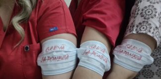 (Galerie FOTO) Grevă japoneză în sistemul sanitar buzoian